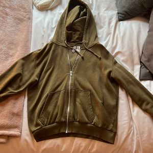 zip up hoodie
